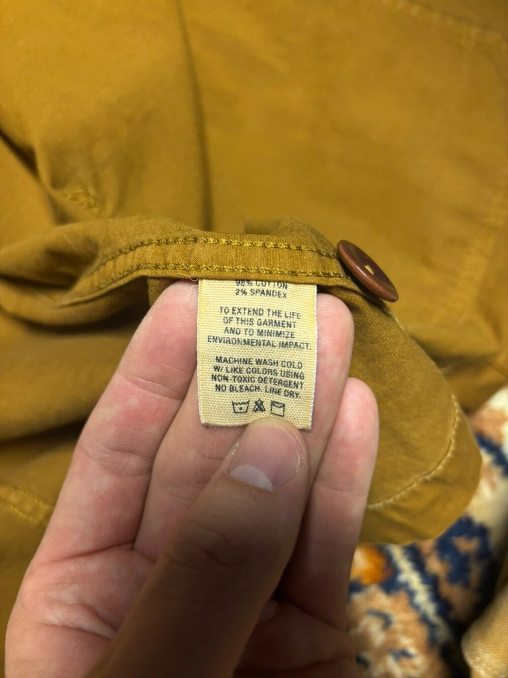 Alex Mill Work Jacket in Tobacco Large - Picture 4 of 6